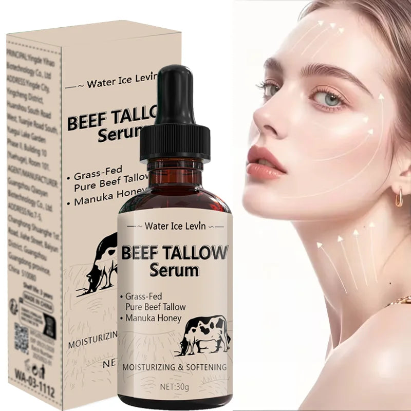 Beef Tallow Serum – Manuka Honey & Hyaluronic Acid | All Skin Face Serum Oasis Select