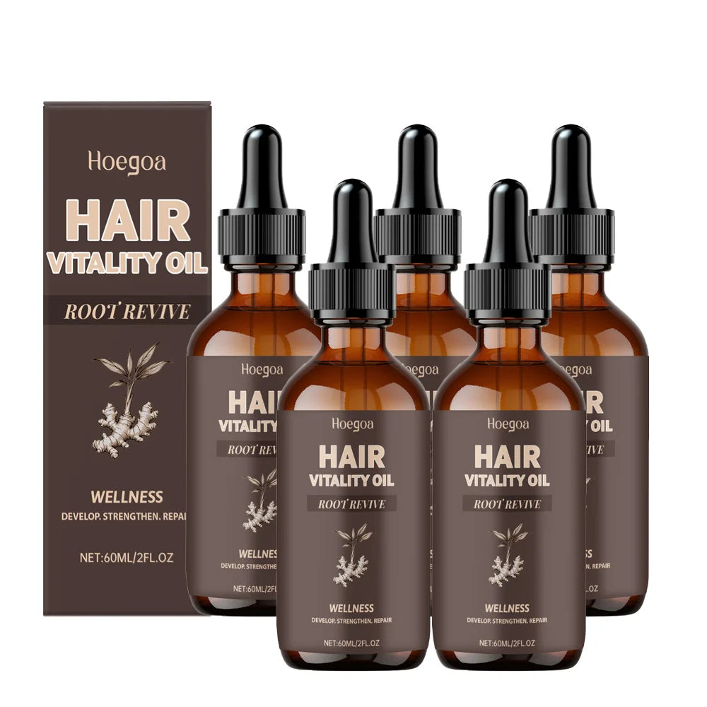 Argan Oil Hair EssenceTreatment for Damaged Hair Repairing & Frizz Control Serum for Shiny Smooth Soft Silky Hair Care Essential Oasis Select 5pcs