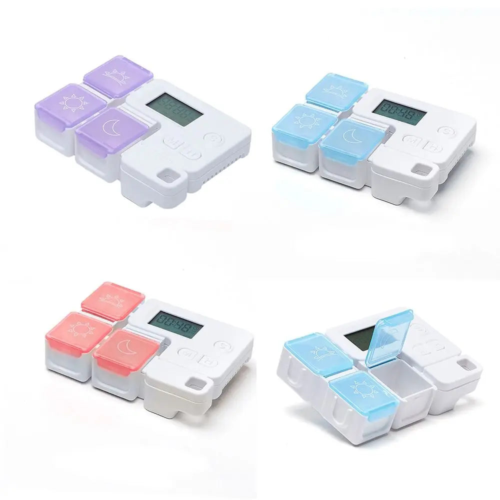 7-Day Smart Pill Organizer with Alarm Timer & Reminder