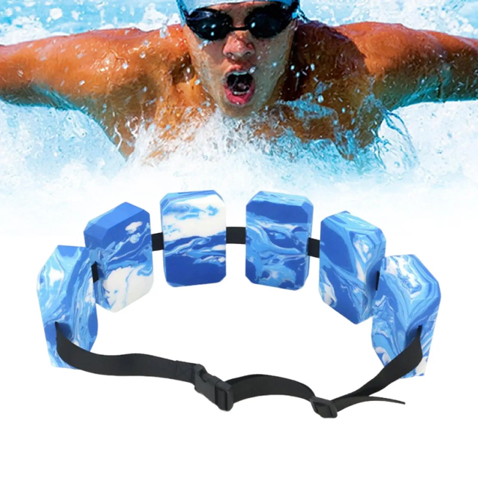 EVA Auxiliary Aquatic Exercise Kids Swimming Training Aid Support Belt Buoyancy Safety Board Flotation Belt Swim Belt Swim Belts Oasis Select