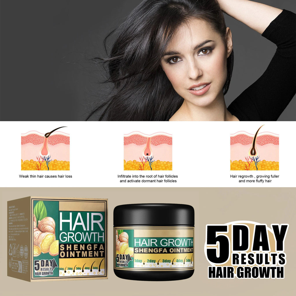 Ginger Hair Growth Cream – Anti Hair Loss Scalp Strengthener Hair Growth Cream Oasis Select
