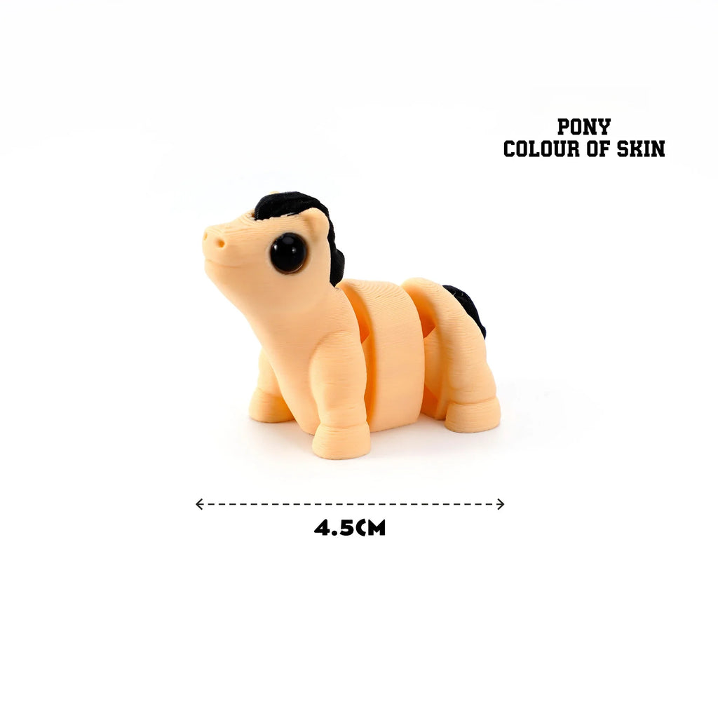3D Printed Mini Animals Multi-Joint Rotatable Fidget Toys Office Desk Decoration Home Decor Animal Model Figurine Kid Gift 피규어 Oasis Select horse