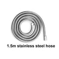 1pc Filtered Shower Head ABS High Pressure Water Saving Spray Handheld Clear Showerheads with With Filter Beads for Bathroom Oasis Select 1.5m hose