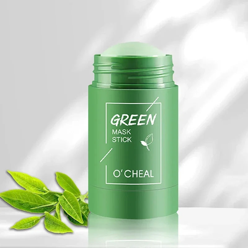 BIOAOUA Solid Face Mask Stick – Green Tea, Charcoal & Honey