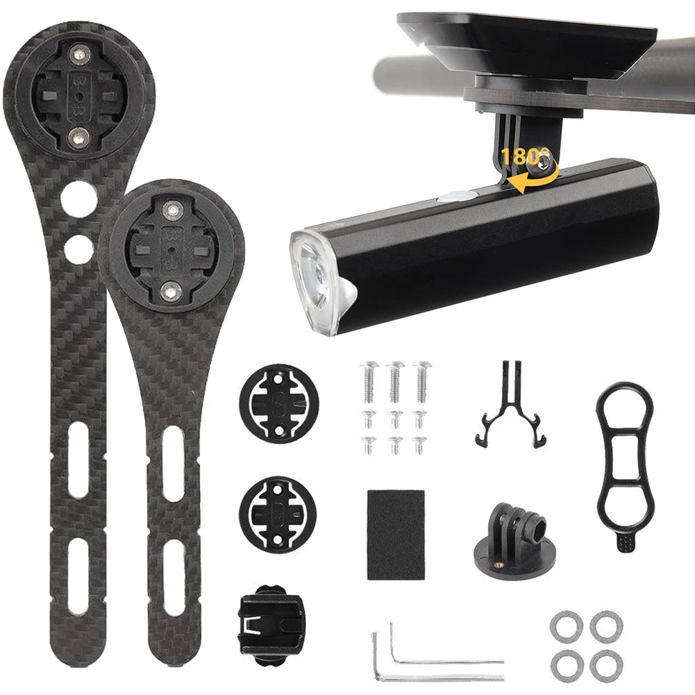 Carbon Fiber Bike Computer Mount – Garmin Handlebar Extender Bike Computer Mount Oasis Select