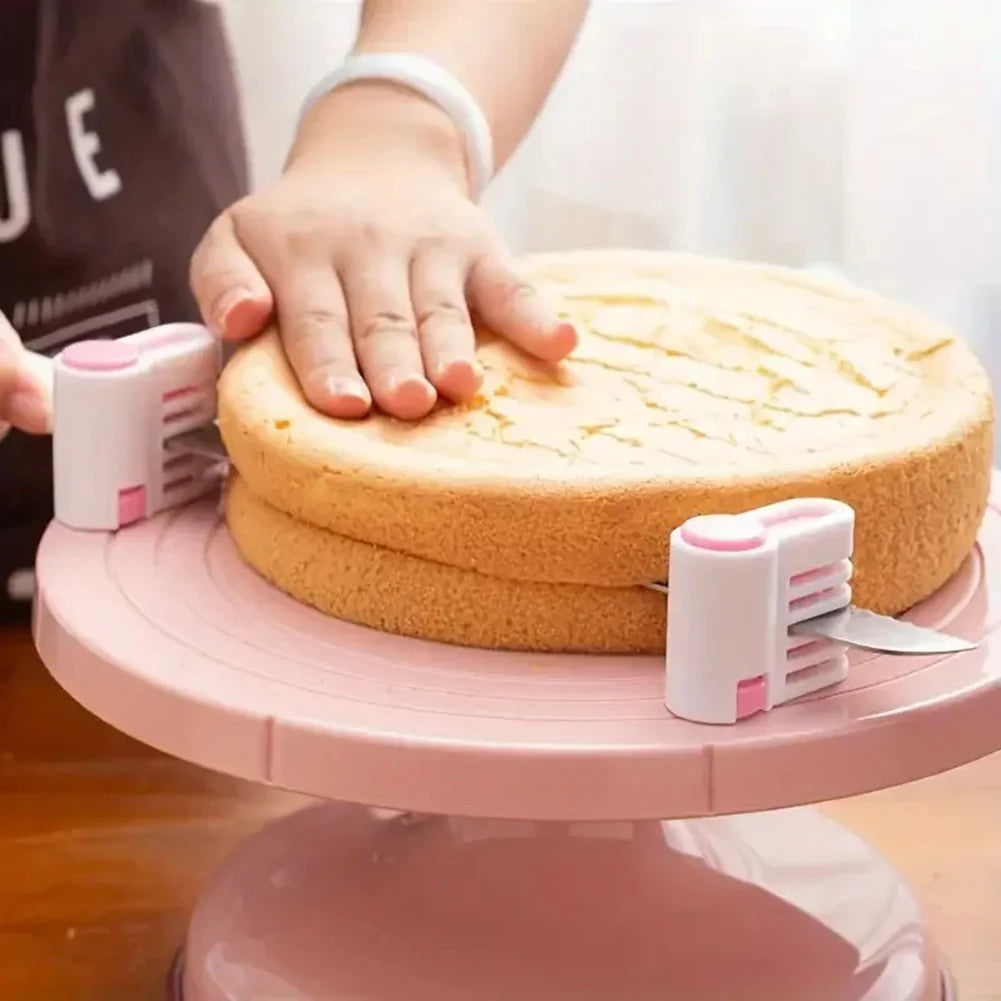 5-Layer Adjustable Cake Leveler & Bread Slicer – 2pc Set