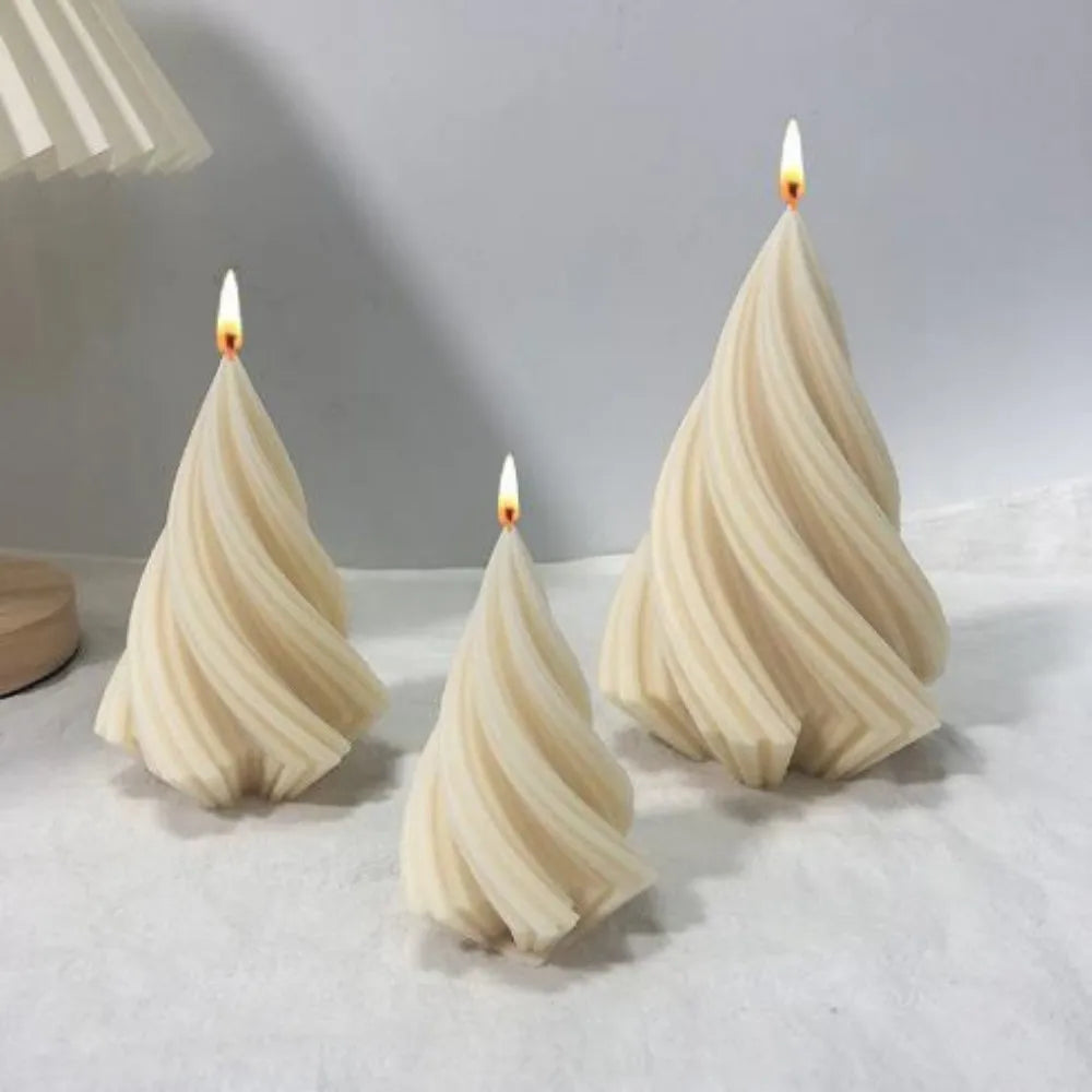 1pc 3D Geometric Pillar Candle Mold for DIY Candle Making - Aromatherapy Resin Molds for Home Art Decor Oasis Select
