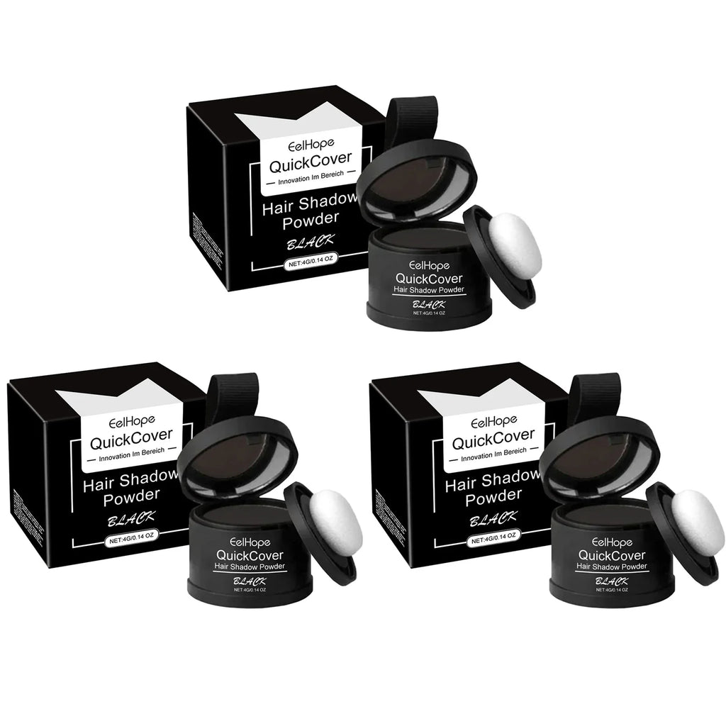 Eelhope Black Hairline Powder – Waterproof Root Cover 4g Hairline Cover Powder Oasis Select Buy 1 Get 2 Free