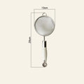 Stainless Steel Mesh Filter Spoon with Plastic Handle Juice Soybean Milk Strainer Flour Sieve Colander Kitchen Baking Utensil Oasis Select L