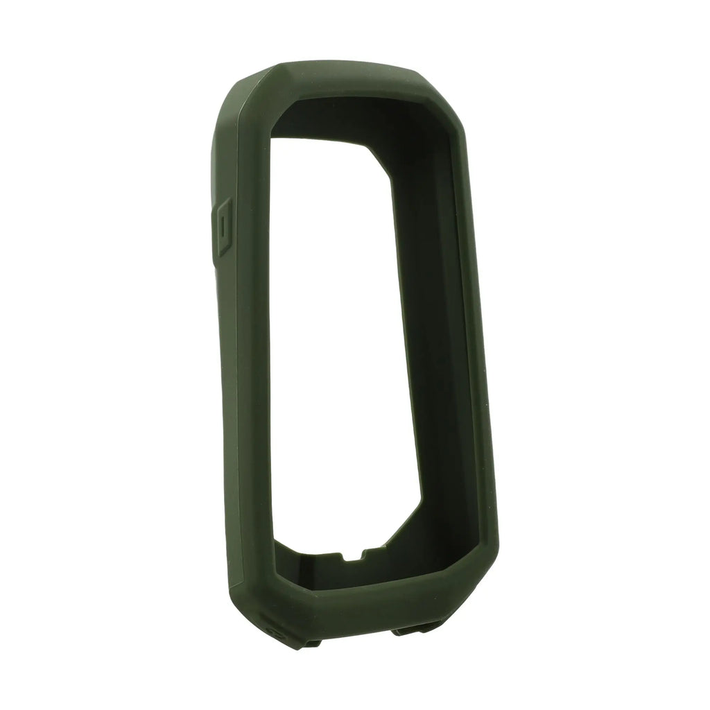 Half Pack Silicone Protective Case Premium Soft Silicone Protective Case For Garmin Edge 1040 - Anti-Scratch And Fall Prevention Oasis Select Green