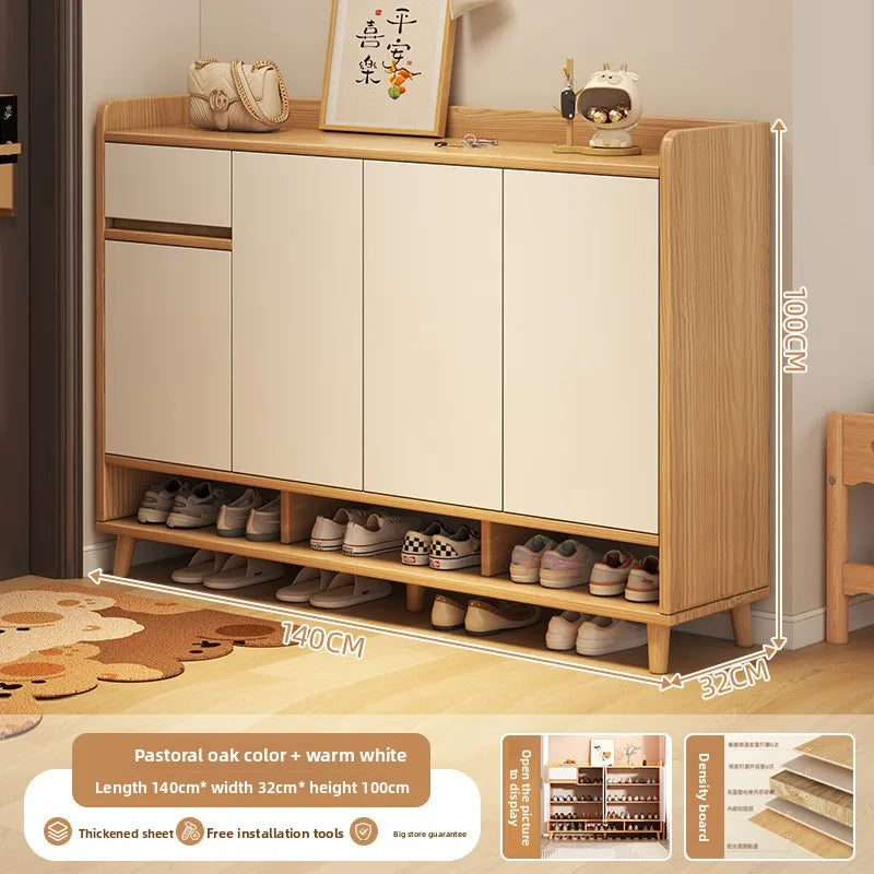 Shoe cabinet, indoor new entry locker at the entrance of the home, integrated storage shoe rack against the wall Oasis Select 140 32 100cm-B