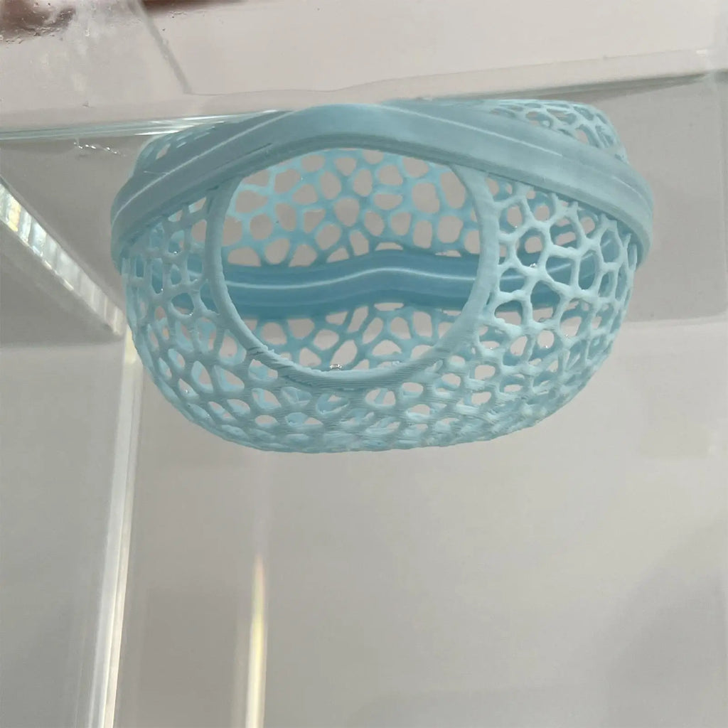 Aquarium Floating Cave Heart Shape Fish Shrimp Hideout Shelter Hammock Feeding Ring Resting Spot for Betta Small Aquatic Pets Oasis Select