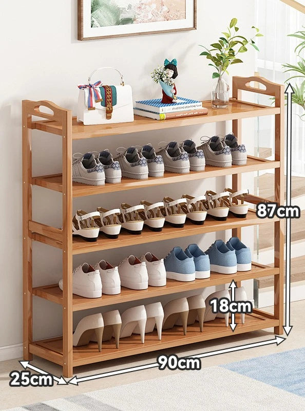 Simple household floor standing shoe rack, multi-layer space saving dormitory storage, economical small shoe cabinet Oasis Select Five layers 90cm