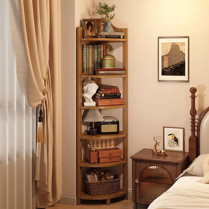 Corner Cabinet Triangle Corner Cabinet Indoor Shelf Shelf Living Room Floor Locker Modern Simple Storage Rack Oasis Select
