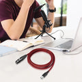 USB Male To XLR Female Mic Link Converter Cable USB To XLR Adapter Studio Audio Cable for Microphones Or Recording Karaoke Sing Oasis Select 2M China Mainland