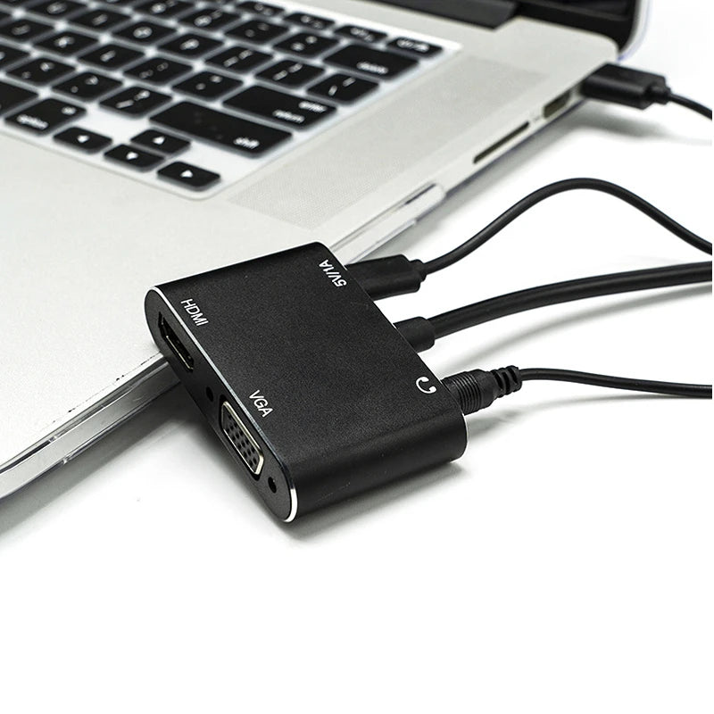 HDMI to 4K VGA Dual Display Adapter with Audio | 1080p HDMI Display Adapter Oasis Select