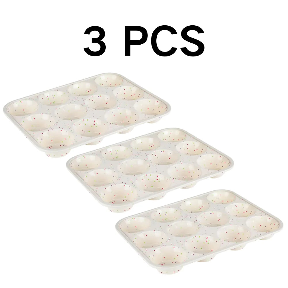 1/2/3 PCS Nonstick Silicone Muffin Pans Chocolate Round Sphere Mold Cupcake Pan DIY Muffin Tool Kitchen Accessories Oasis Select A 3 PCS