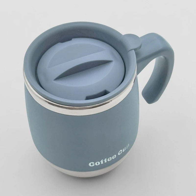500ml Insulated Stainless Steel Coffee Mug with Lid, Double-Wall Vacuum Thermal Cup for Hot and Cold Drinks, for Home, Outdoor Oasis Select