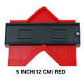 SLADE Contour Gauge Duplicator – Profile Measuring Tool Contour Gauge Tool Oasis Select 5 Inch Red