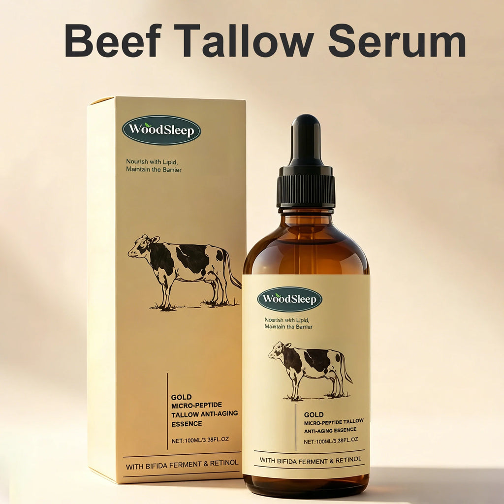 Beef Tallow Serum Firming Face Serum Smooths Fine Lines Hydrating Moisturizer Pore Minimizing Brightening Glowing Skin Face Care Oasis Select