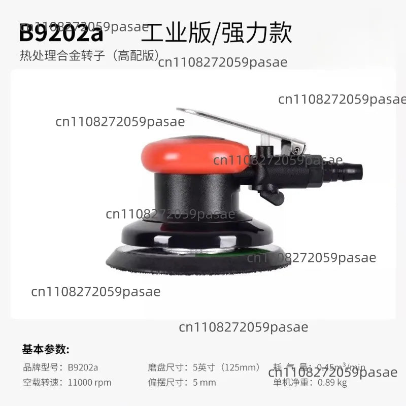 5-Inch Industrial Pneumatic Orbital Sander – Woodworking Tool