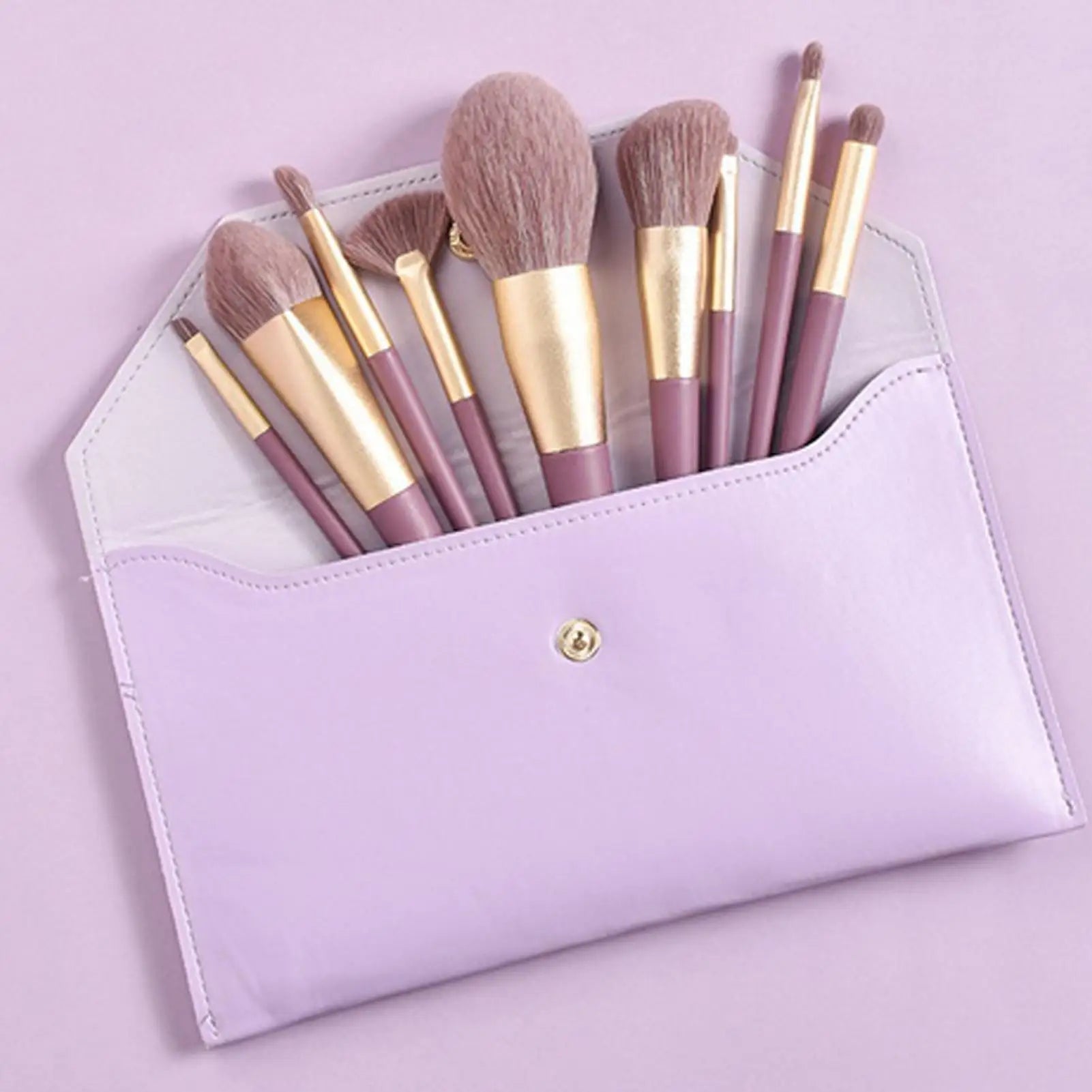 9Pcs Makeup Brush Set Cosmetic Foundation Powder Eyeshadow Blending Make Up Brush Beauty Makeup Tool with Storage Bag Oasis Select
