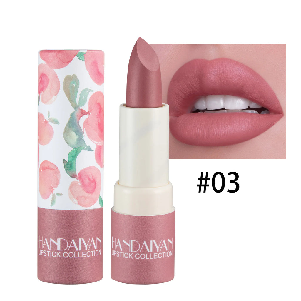 Handaiyan Velvet Matte Lipstick – 8 Shades, Waterproof & Moisturising
