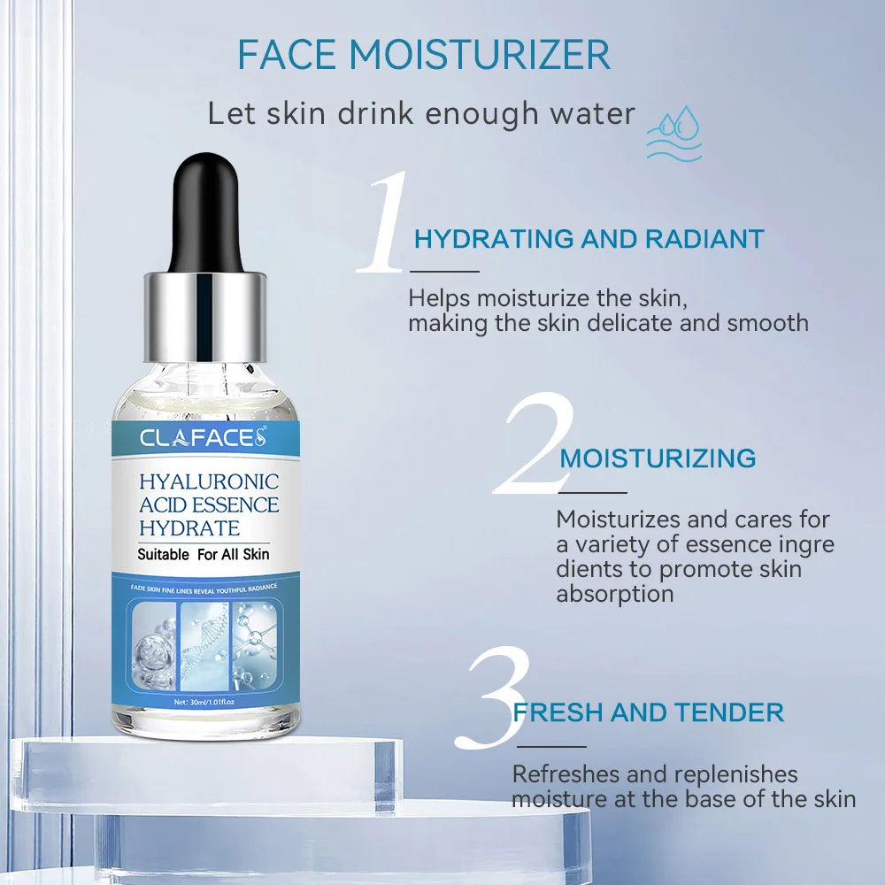 Hyaluronic Acid Collagen Fast Wrinkle Removing Facial essence Liquid Lifting Firming Exfoliating Anti aging Whitening Skin Care Oasis Select