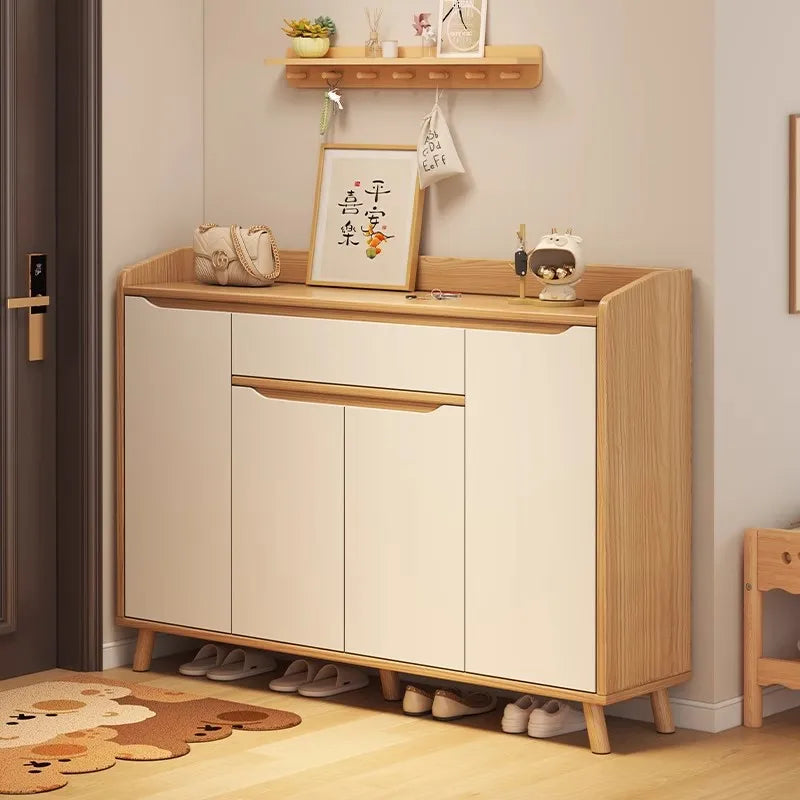 Shoe cabinet, indoor new entry locker at the entrance of the home, integrated storage shoe rack against the wall Oasis Select