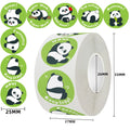 500pcs/roll Cartoon Panda Emoticon Label Stickers, Encouragement Stickers for Students, Teacher Cute Motivational Stickers Oasis Select 500pcs
