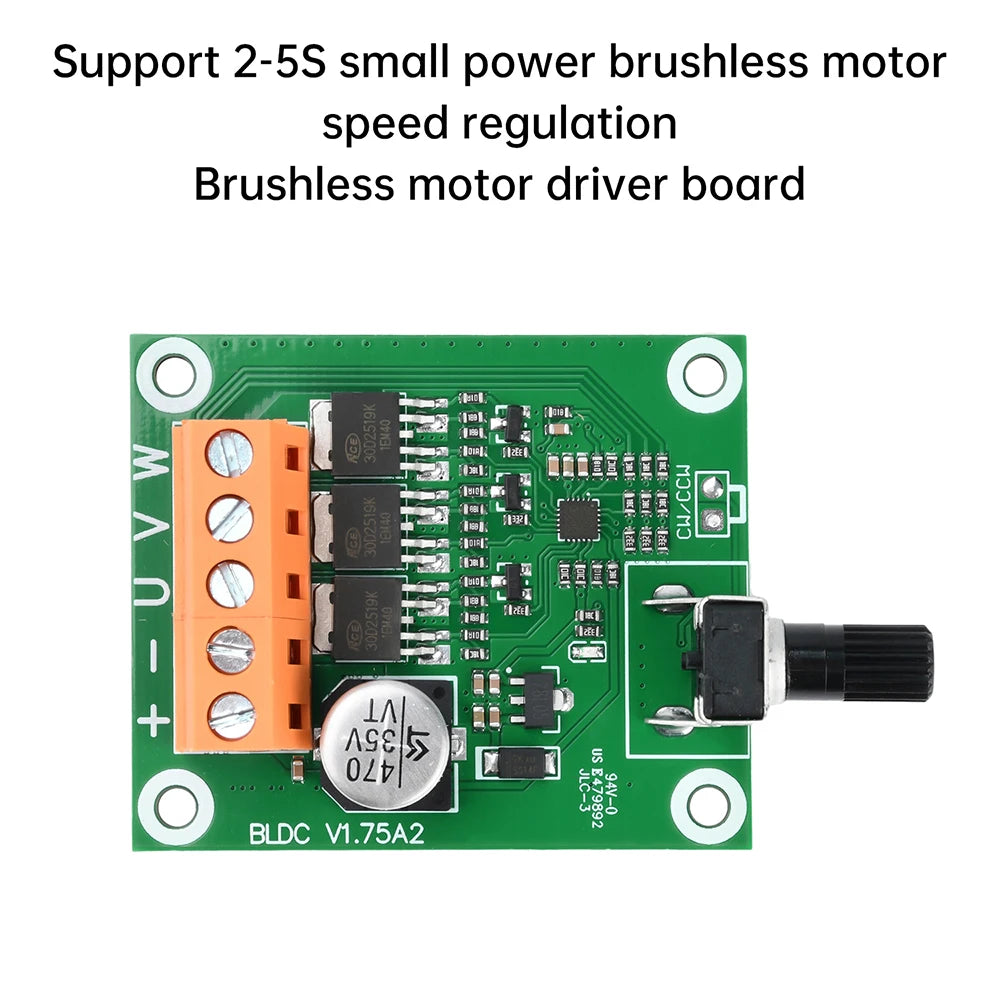 75W/200W High Quality DC Brushless Motor Control Board 6V12V24 Volt CD Drive Fan Motor Governor DIY Accessories ﻿ Oasis Select