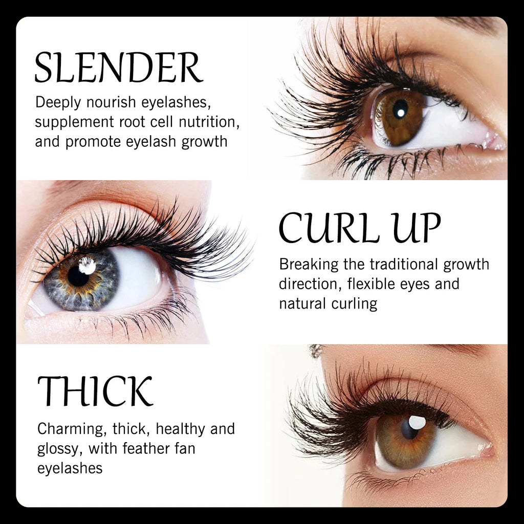 Eyelash Growth Serum Natural Curl Lengthening Lashes Lifting Liquid Volume Longer Thicker Fuller Nourishing Eyelashes Enhancer Oasis Select
