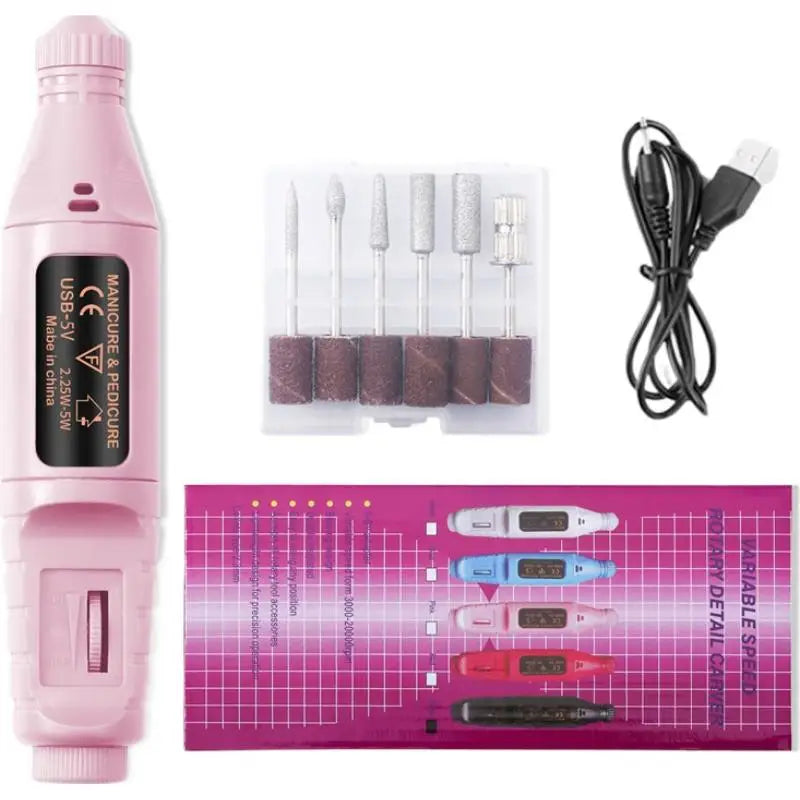 Electric Nail Drill – Rechargeable File for Acrylic & Gel Nails Electric Nail Drill Oasis Select B