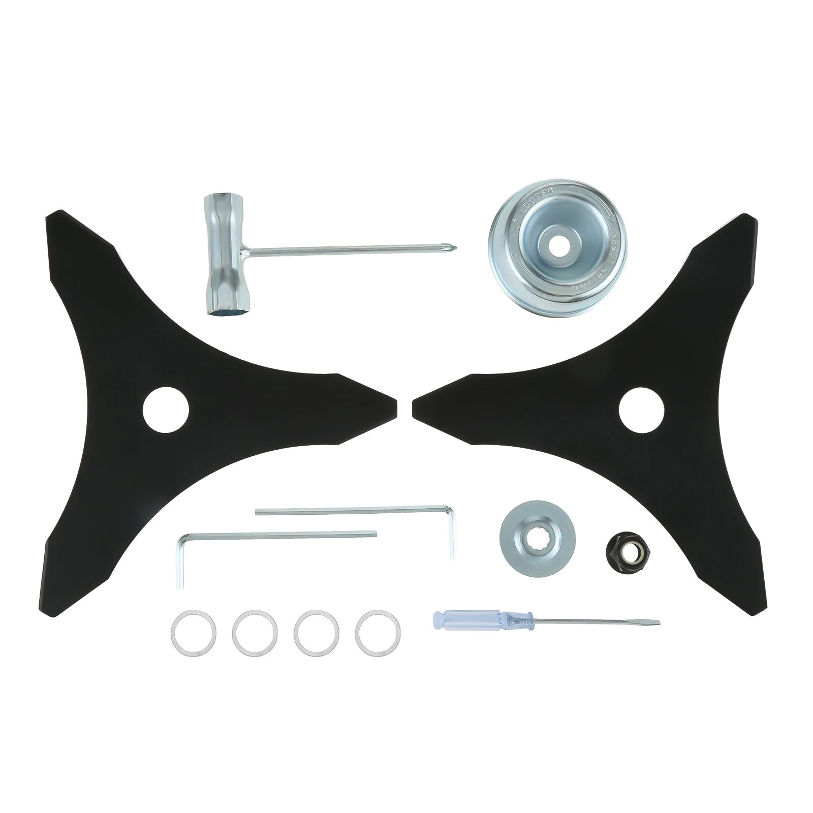 3-Tooth Brush Cutter Blade Kit – Carbon Steel Trimmer Disc