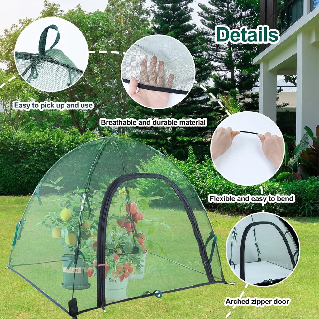Plant Enclosure Fine Mesh Garden Netting Plant Barrier Covers Bird Mosquito Netting Vegetable Fruit Protection Net Covers Oasis Select