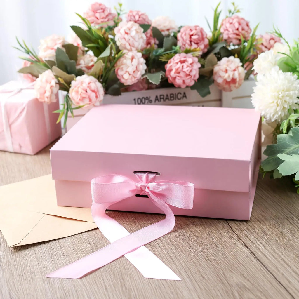 Pink Magnetic Gift Box, Luxury Gift Box, Gift Wrapping Box For Birthday Holiday Party Christmas Halloween Anniversary Oasis Select