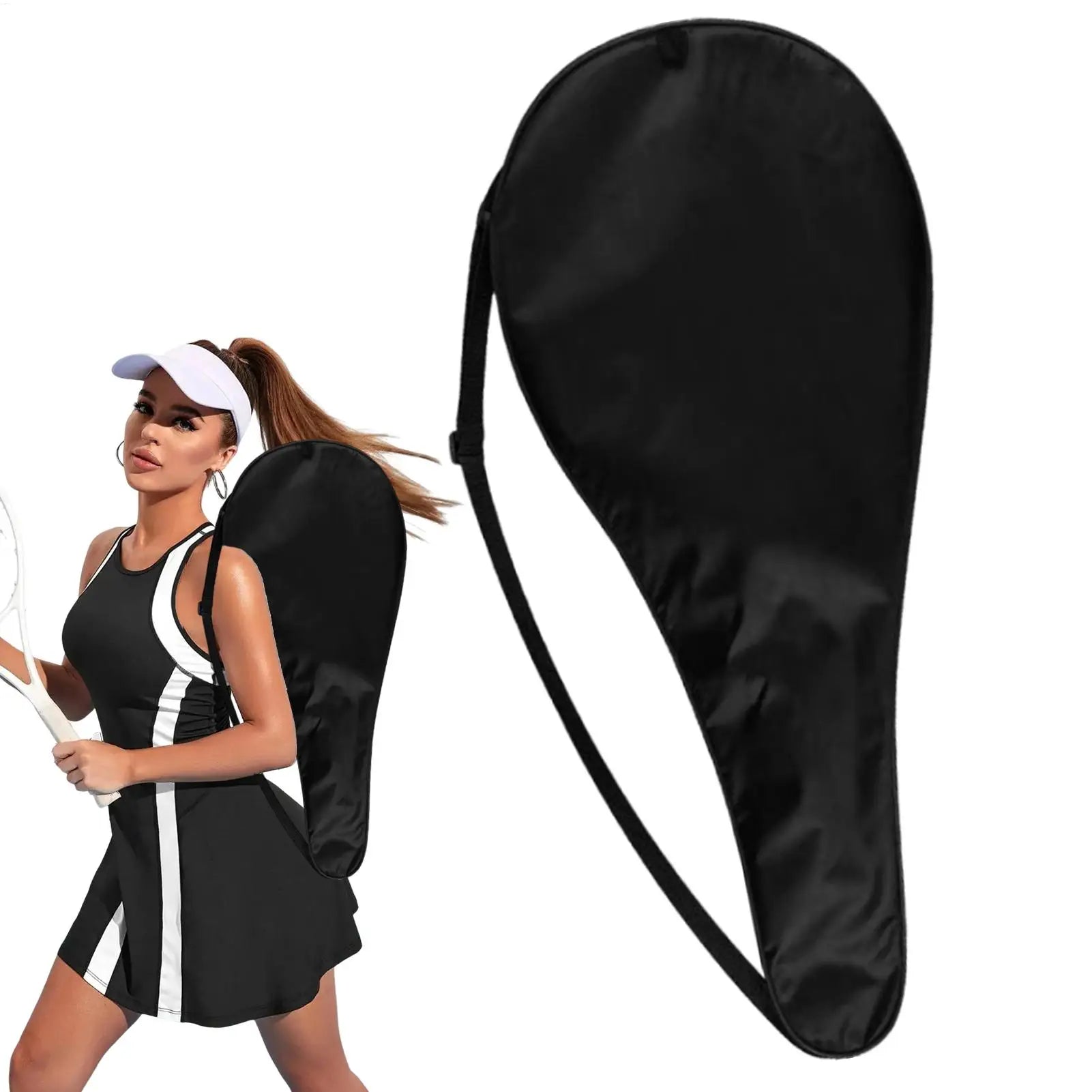 Tennis Racket Bag Storage Bag Badminton Racket Badminton Racquet Shoulder Organizer Tennis Training Equipment Carrying Pouch for Oasis Select