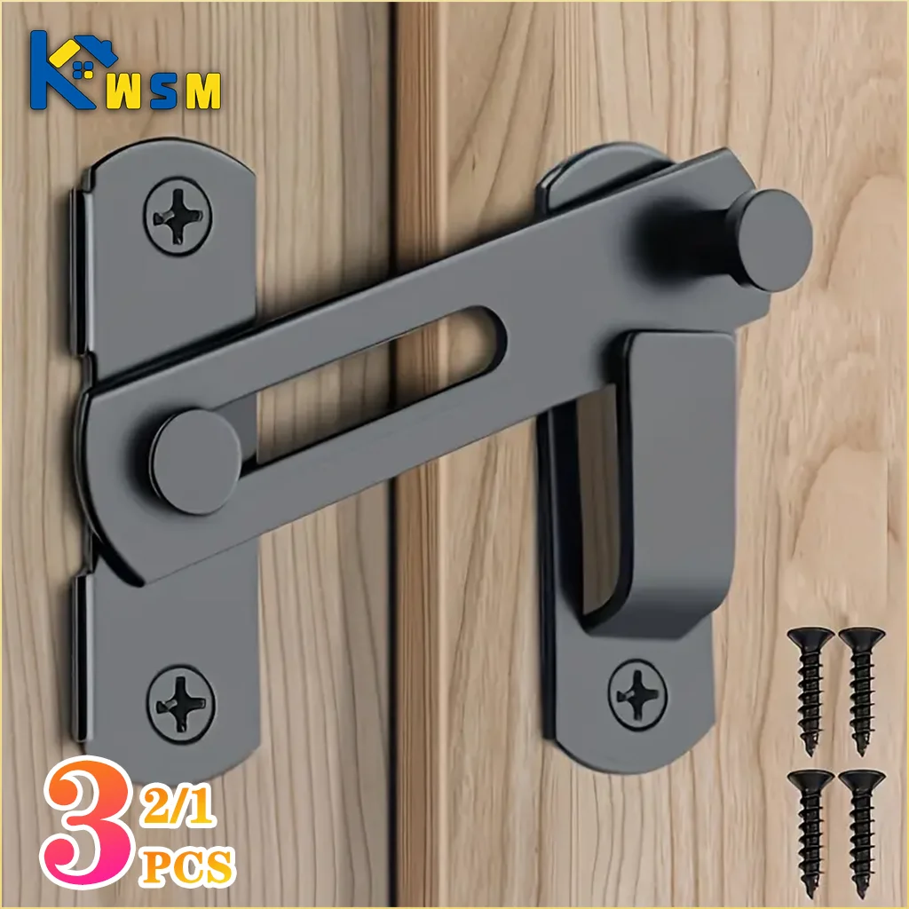 Sliding Barn Door Latch Sliding Right Angle Door Latch Door Bolt Wine Cooler Closet Window Door Latch Plug Baby Safety Latch Oasis Select