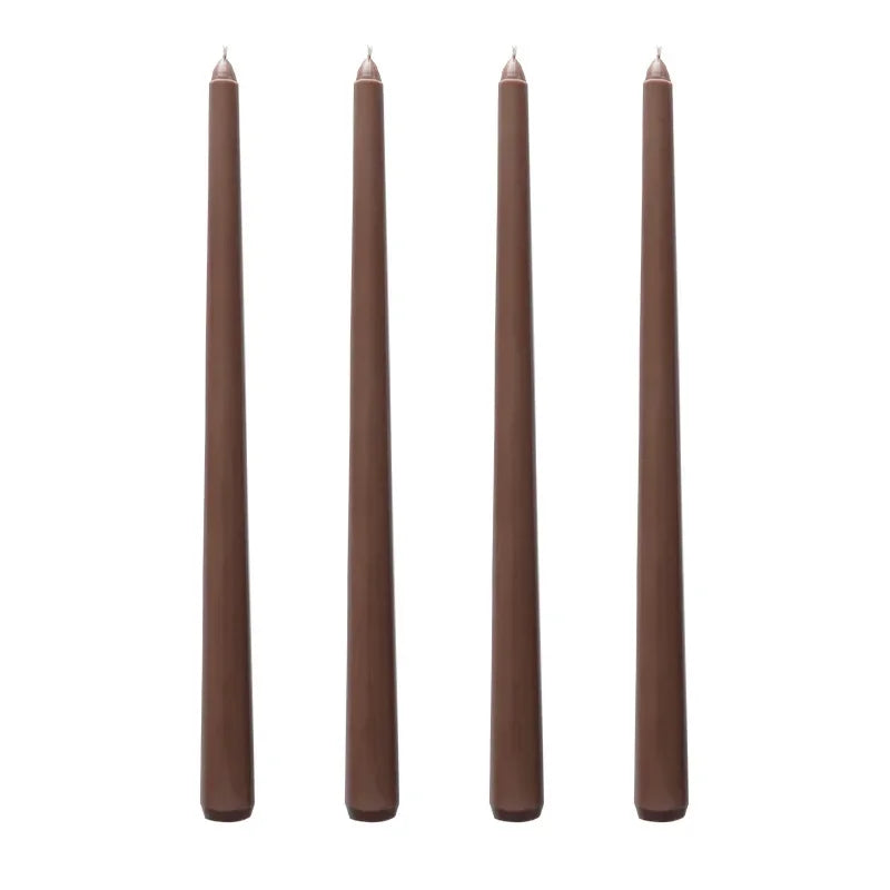 30CM Long Pole Candle Romantic Wedding Candlelight Dinner Non-smoking Morandi Banquet Gradient Pole Wax Decoration Oasis Select K