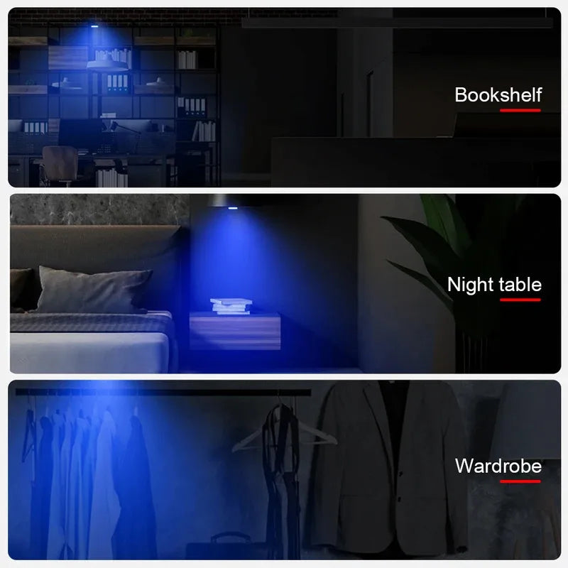 1/2pcs LED Touch Light Hand Car Roof Ceiling Lamp Indoor Car Lighting Night Reading Light Reading Lamp Car Interior Lights Oasis Select