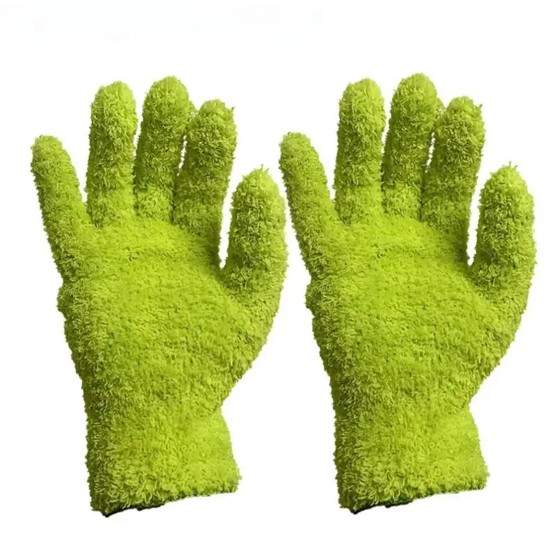 Microfiber Plant Cleaning Gloves | Reusable Dusting Gloves