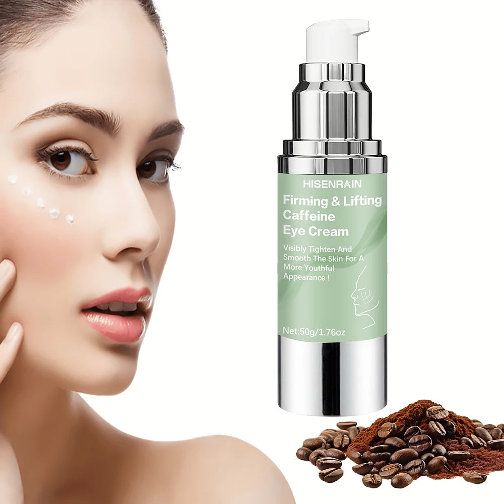 HISENRAIN Caffeine Eye Cream 50g – Firming, Lifting & Hydrating Eye Cream Oasis Select