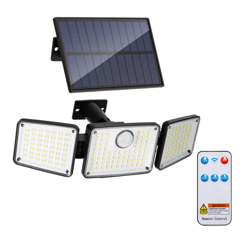 Solar Courtyard Light 164LED Intelligent Induction Solar Light Outdoor Lighting Wall Light Entrance Garden Oasis Select