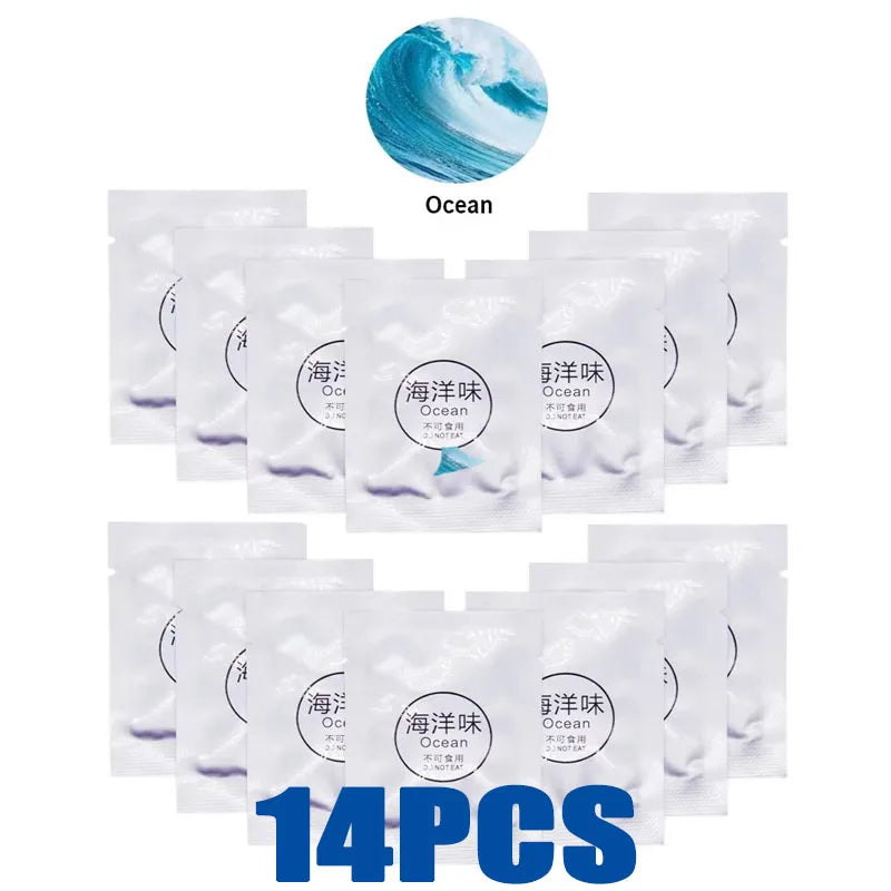7-21pcs Solid Car Perfume Supplement Tablet Flavor Car Air Conditioner Vent Good Smell Scent Pads Car Refill For Auto Air Outlet Oasis Select 14pcs Ocean