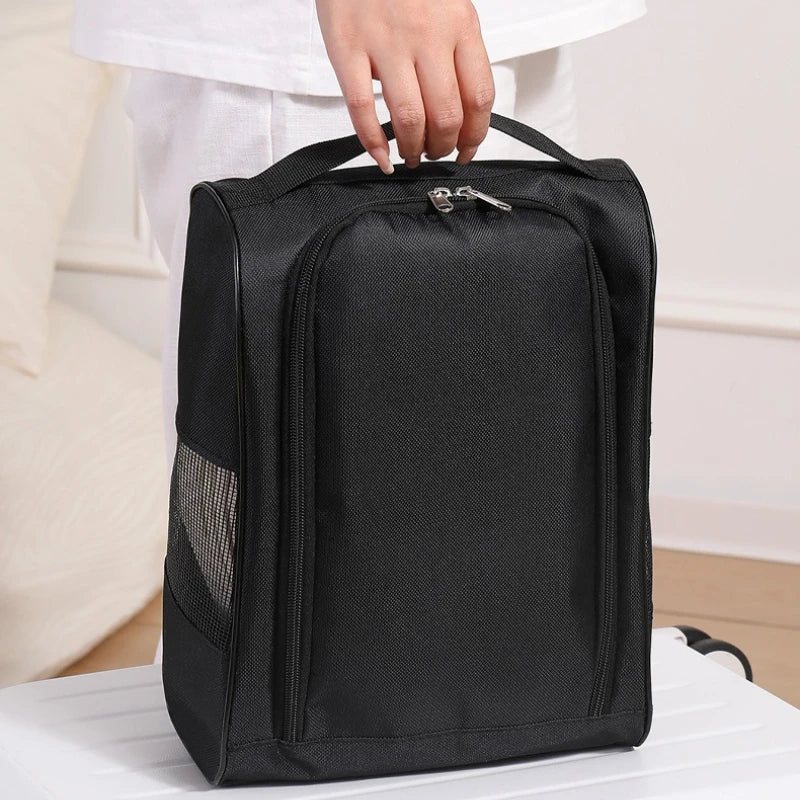 Portable Golf Shoe Bag Oxford Cloth Shoe Carrier Bags Breathable Lightweight Golf Handbag Dustproof Football Tennis Shoe Bag Oasis Select
