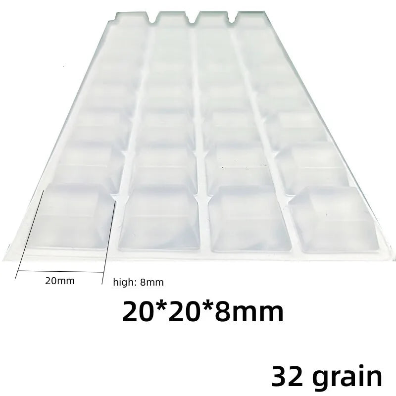 Cabinet Door Bumpers Strong Self-Adhesive Clear Pads Soft Silicone Door Stopper Mute Damper Buffer Furniture Cushion Oasis Select 20x20x8mm