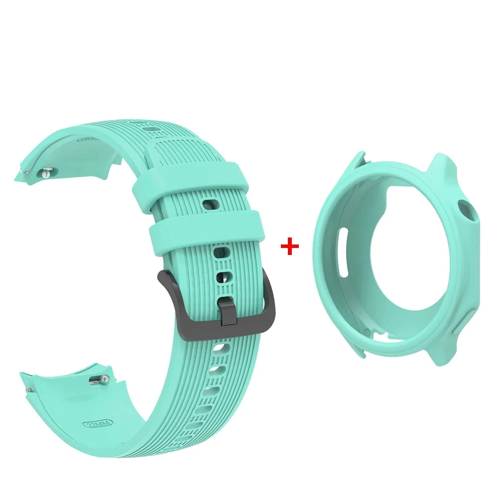 Silicone Watch Band & Case – OnePlus Watch 2/2R/3 & OPPO Watch X Smartwatch Band & Case Oasis Select Case Strap MintGreen OPPO X Oneplus 2