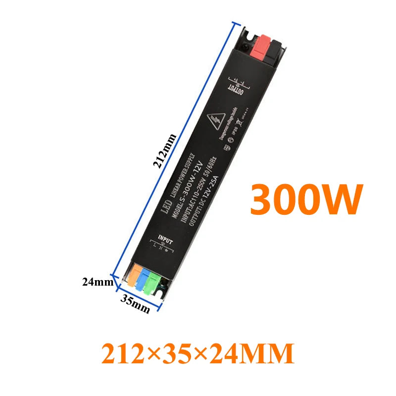 LED Power Supply 12V 24V Transformer AC 220V TO DC 12V 24V Power Supply 60W 100W 200W 300W 400W LED Driver For LED Lights Lamp Oasis Select 300W 24V