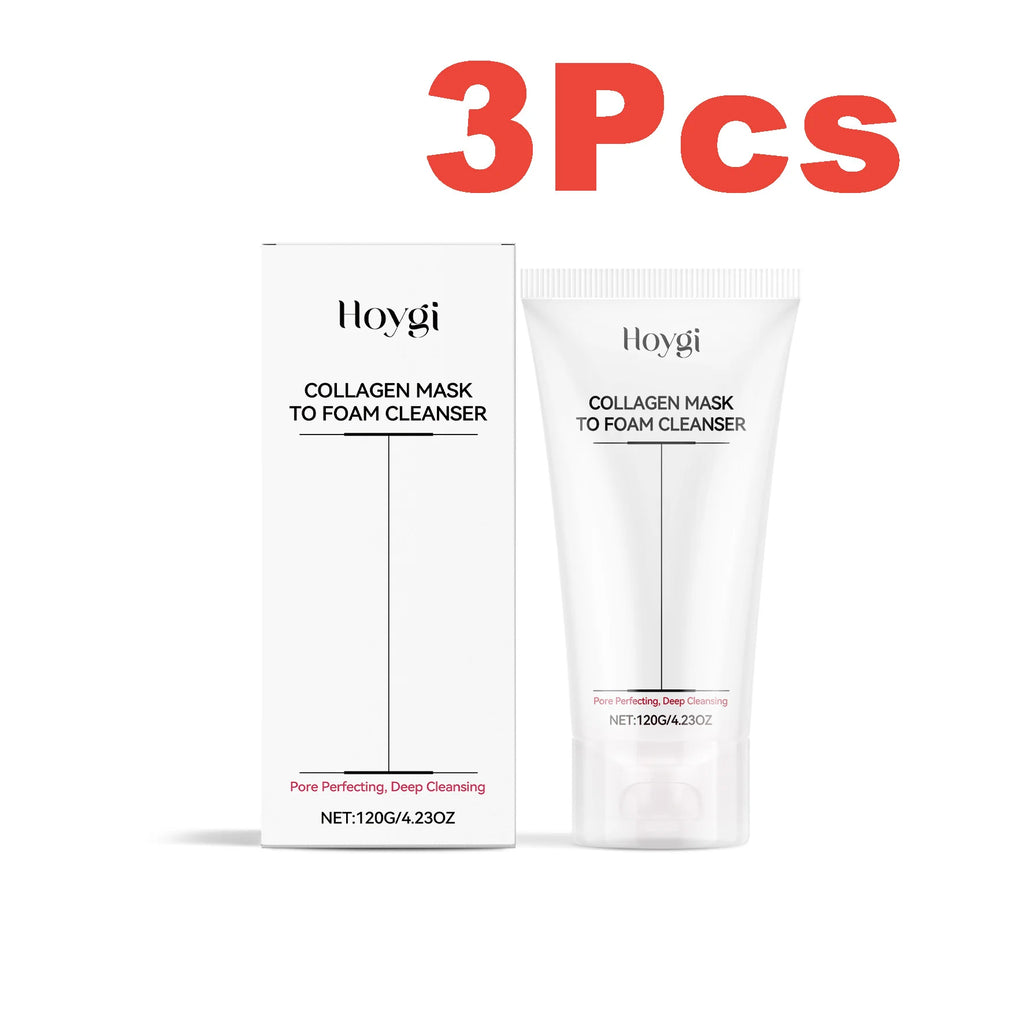 Collagen & Hyaluronic Acid Face Wash – Daily Hydrating Cleanser Facial Cleanser Oasis Select 3 x 120g Boxed