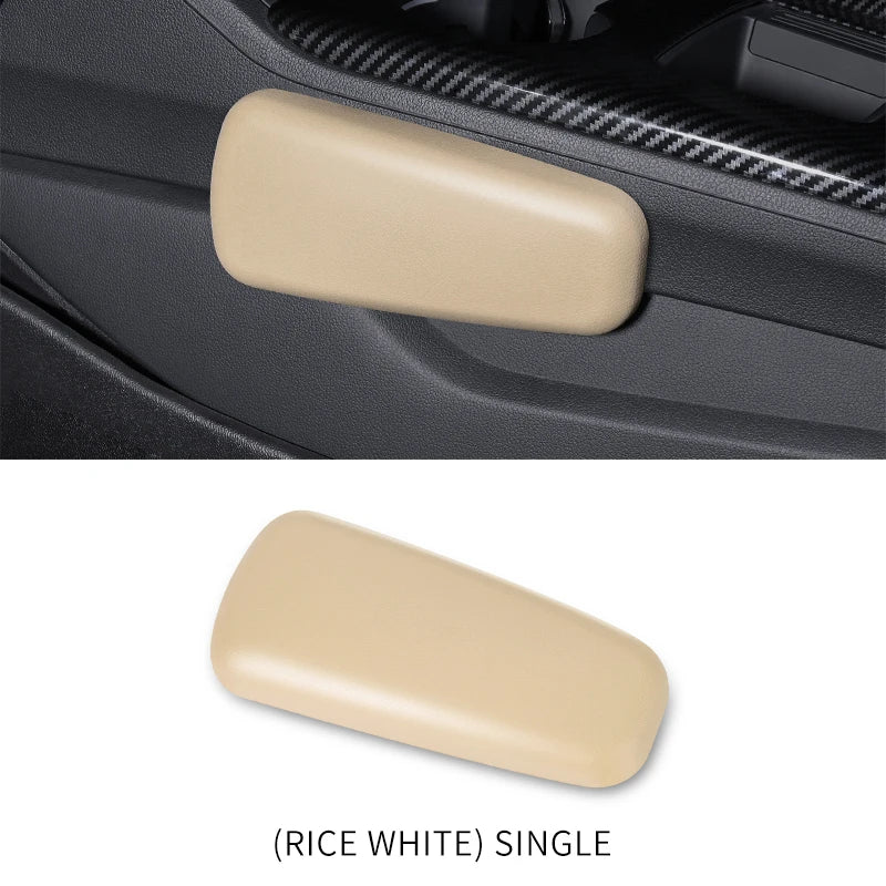 Leather Car Knee & Elbow Cushion Pad | Memory Foam Armrest Support